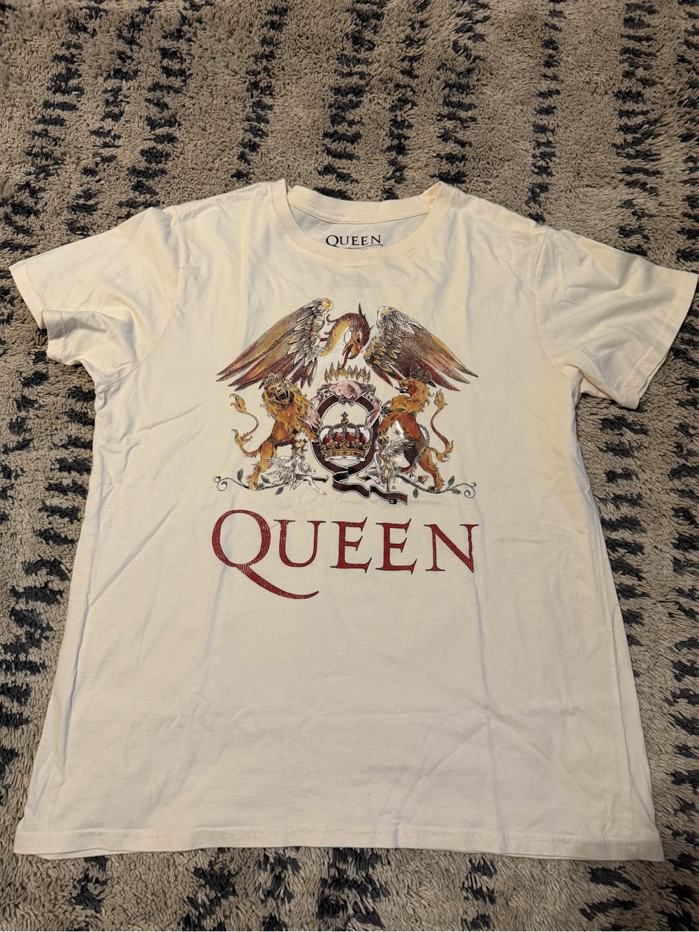 Queen Graphic Logo Tee - White